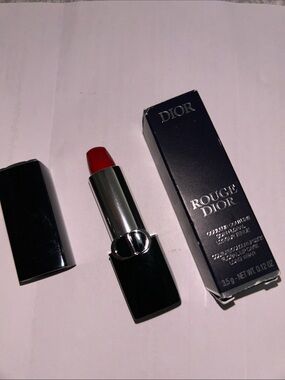 Dior Rouge Lipstick in Deep Red